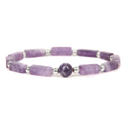 Bracelet Améthyste - Éclat Violette | Bijoux Chakra
