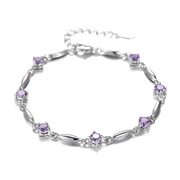 Bracelet Améthyste - Éclat Pourpre | Bijoux Chakra