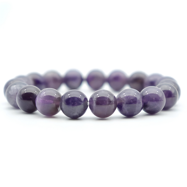 Élégant Bracelet Améthyste et Quartz Rose - Songe Violette | Bijoux Chakra