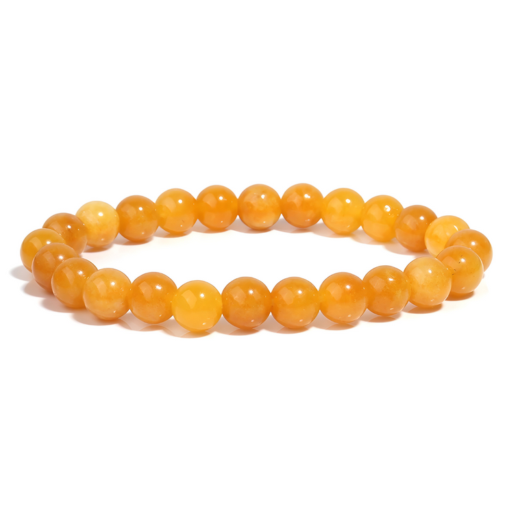Bracelet en Citrine Authentique - Éclat de Miel | Bijoux Chakra