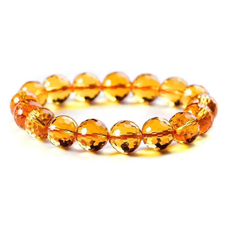 Bracelet Citrine - Éclat Doré Envoûtant | Bijoux Chakra