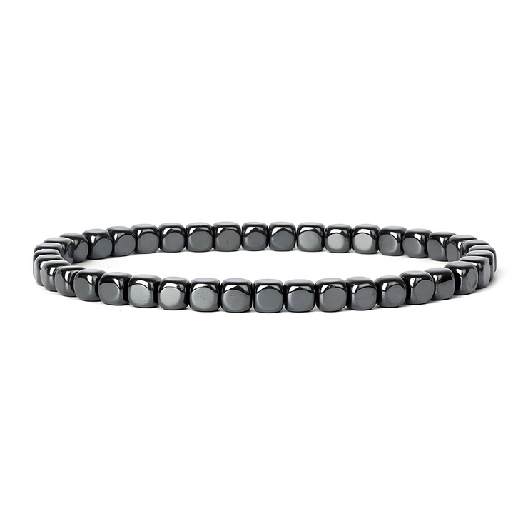 Bracelet Hématite - Éclat Mystérieux | Bijoux Chakra