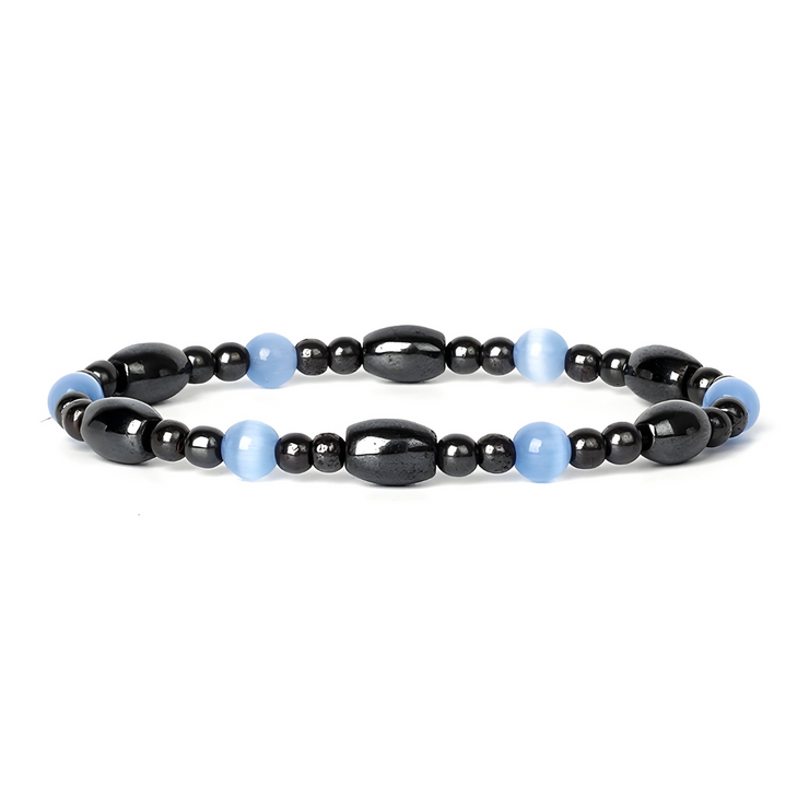 Bracelet Hématite Éclatant - Lumière d'Hématite | Bijoux Chakra