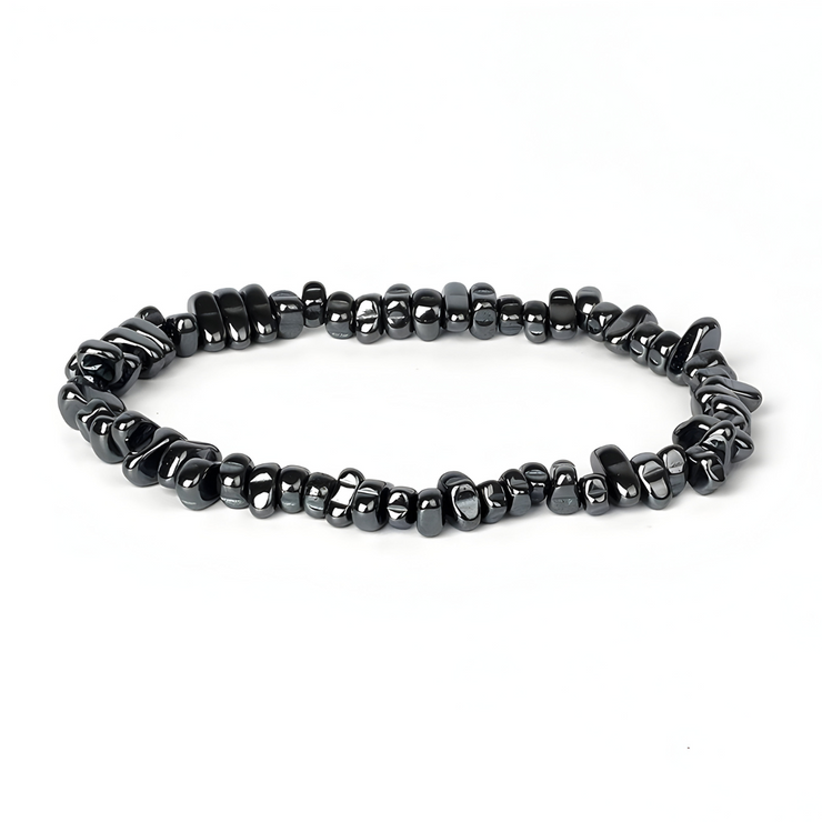 Bracelet en Hématite - Éclat Envoûtant | Bijoux Chakra