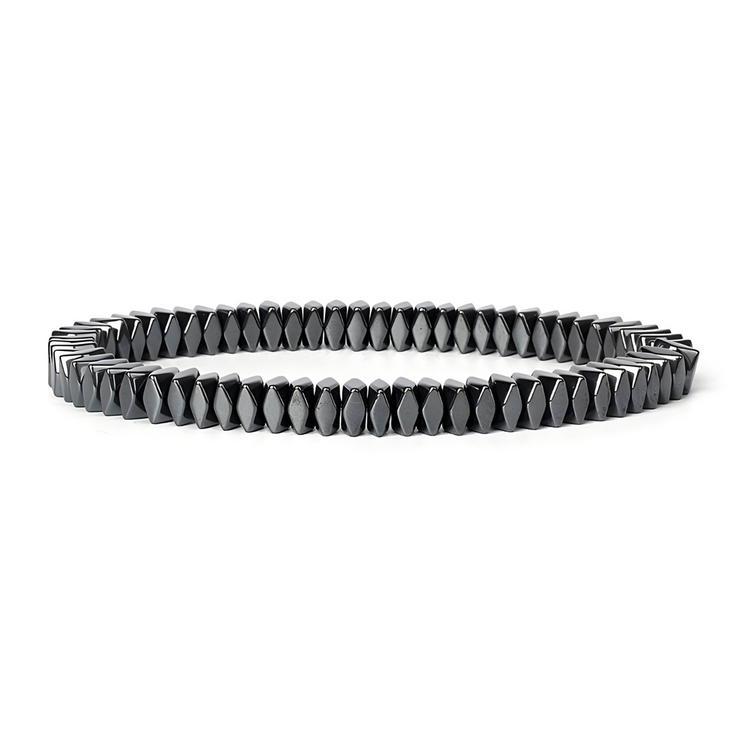 Bracelet Éclatant en Hématite - Splendeur Minérale | Bijoux Chakra