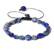 Bracelet Éclatant en Lapis Lazuli - Brillance Nocturne | Bijoux Chakra