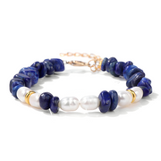Bracelet Lapis Lazuli - Bleu Profond Céleste | Bijoux Chakra