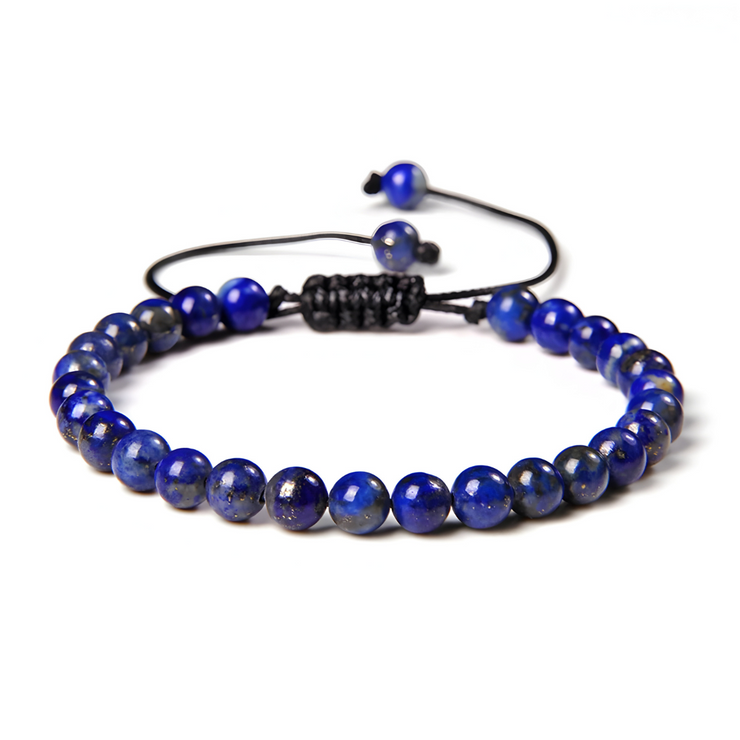 Bracelet Éblouissant en Lapis Lazuli - Perle Océanique | Bijoux Chakra