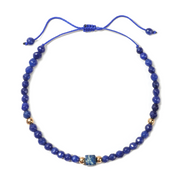 Bracelet Lithothérapie en Lapis Lazuli - Bleu Éternel | Bijoux Chakra