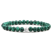 Bracelet Éclatant en Malachite - Voile Vert | Bijoux Chakra