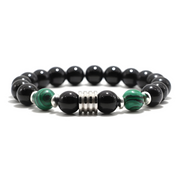 Bracelet Obsidienne - Éclat Sombre Mystérieux | Bijoux Chakra