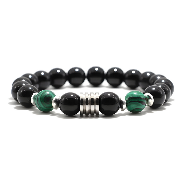 Bracelet Obsidienne - Éclat Sombre Mystérieux | Bijoux Chakra