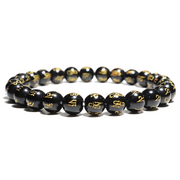 Bracelet d'Obsidienne - L’Œil Mystérieux | Bijoux Chakra
