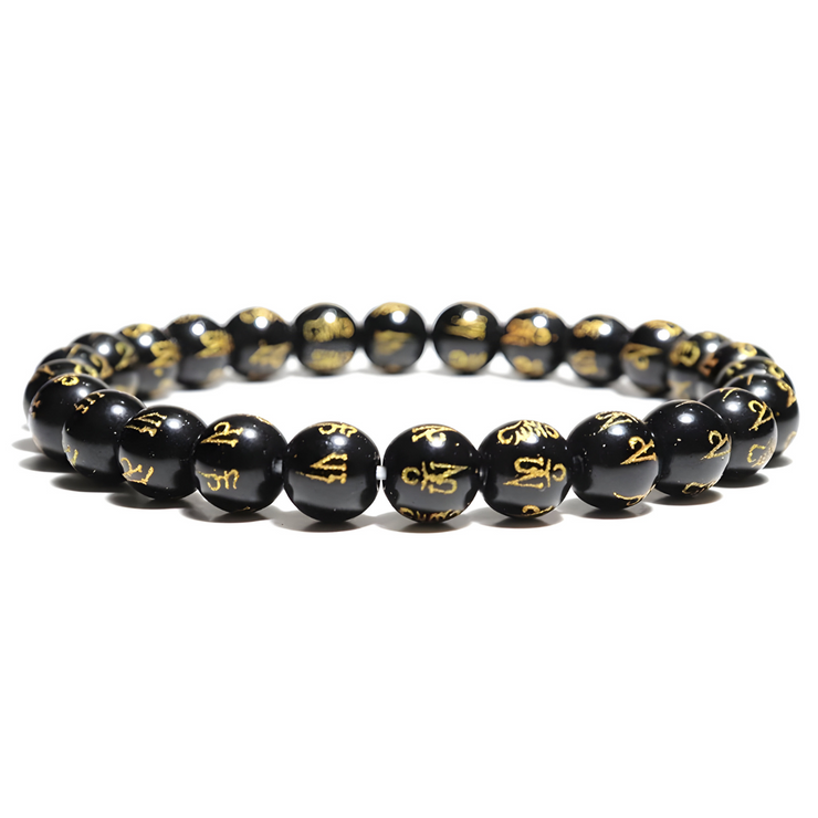 Bracelet d'Obsidienne - L’Œil Mystérieux | Bijoux Chakra