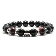 Bracelet Envoûtant en Obsidienne Oeil Céleste - Nuit mystérieuse | Bijoux Chakra