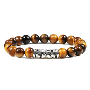 Bracelet Oeil de Tigre - Énergie Féline Captivante | Bijoux Chakra