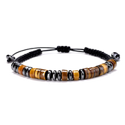 Bracelet Éclatant en Œil de Tigre - Lumière de Proie | Bijoux Chakra