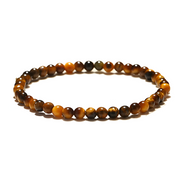 Élégant Bracelet Oeil de Tigre et Hématite - Protection du Tigre | Bijoux Chakra