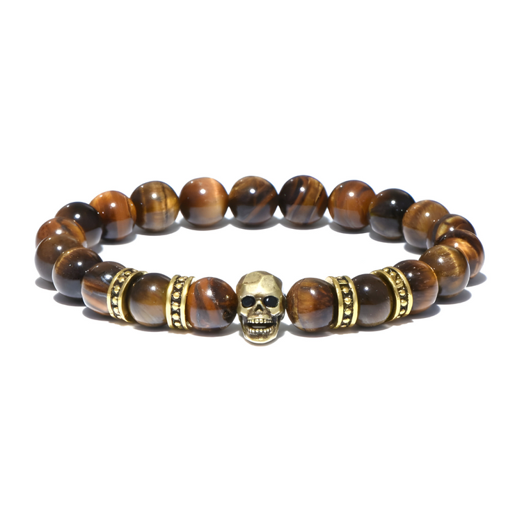 Mala Bracelet Oeil de Tigre - Force Terrestre | Bijoux Chakra