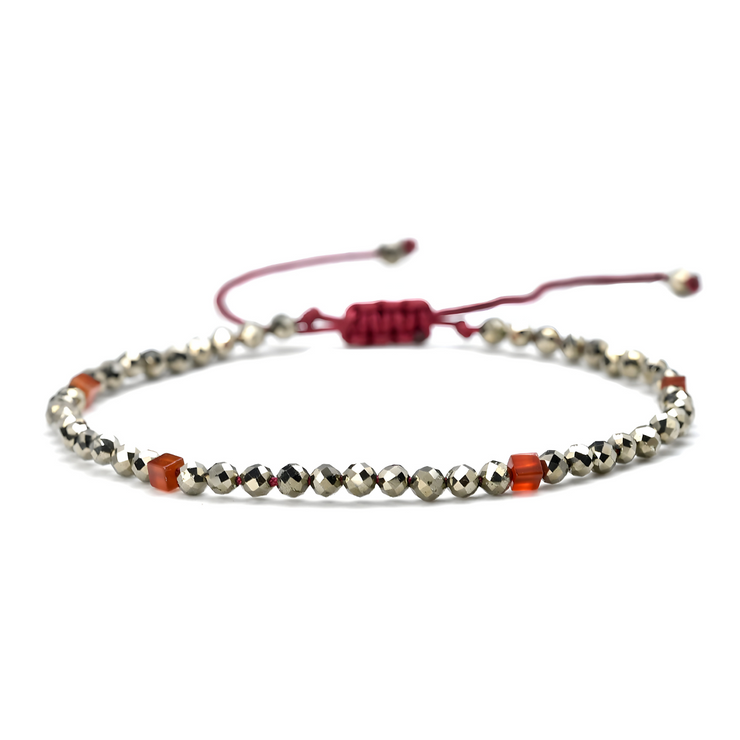 Bracelet Éblouissant en Pyrite - Éclat Minéral | Bijoux Chakra