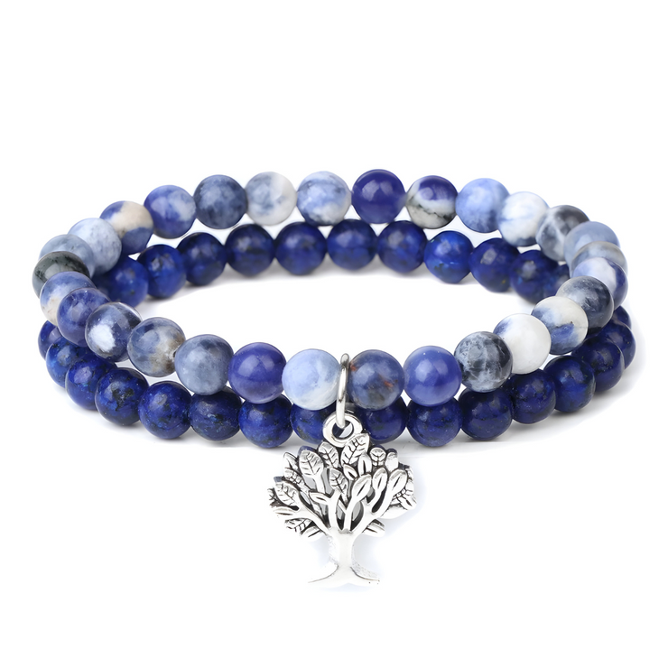 Bracelet Sodalite - Éclat Océanique | Bijoux Chakra