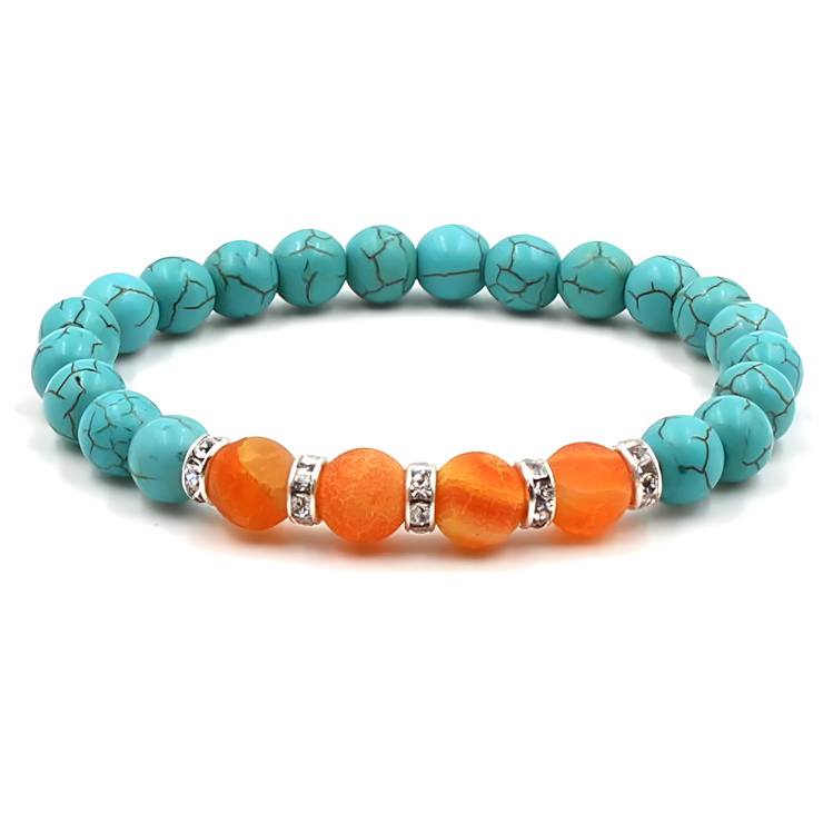 Bracelet Turquoise - Brillance du Lagon | Bijoux Chakra