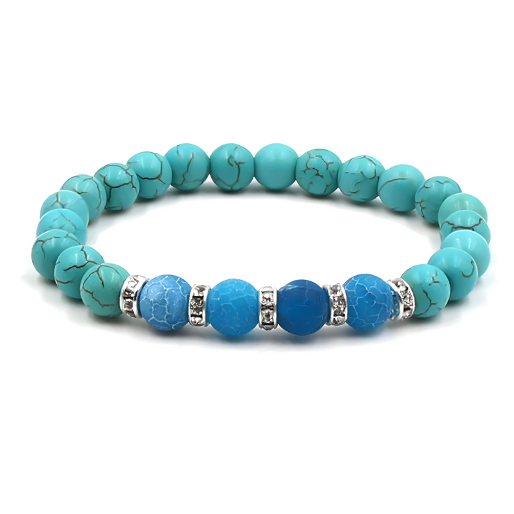 Bracelet Turquoise - Éclat du Ciel | Bijoux Chakra