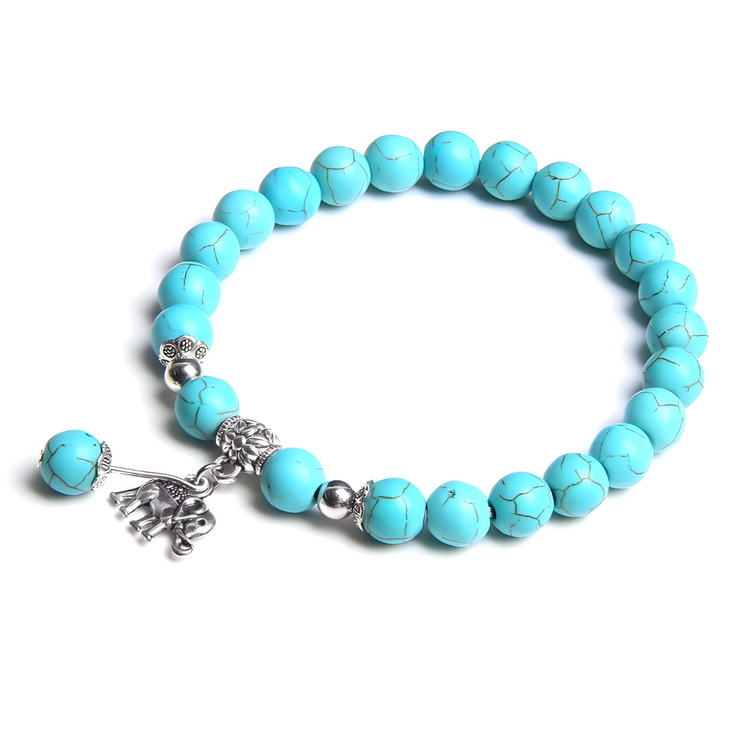 Bracelet Turquoise Éclatant - Océan Sacré | Bijoux Chakra