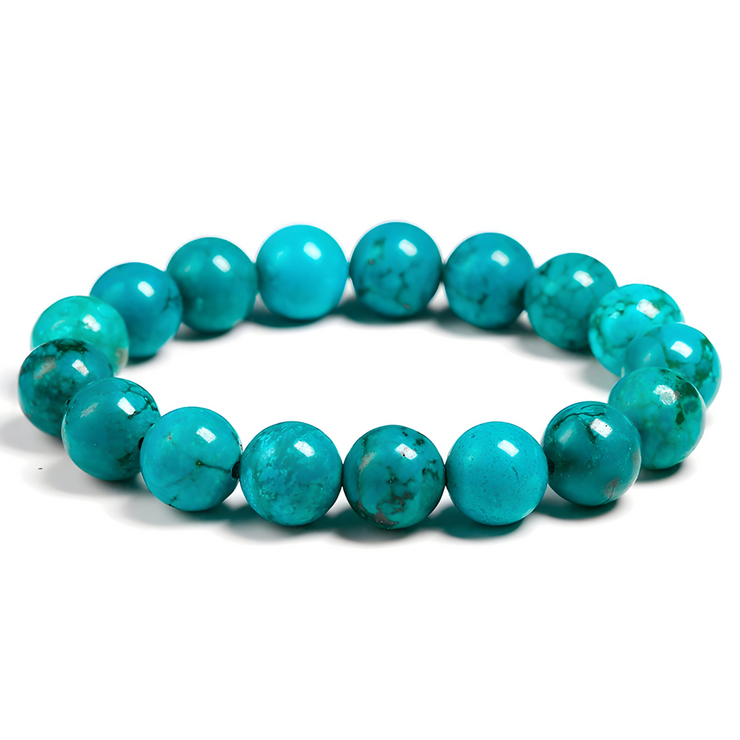Bracelet Élégant en Turquoise - Larme Céleste | Bijoux Chakra