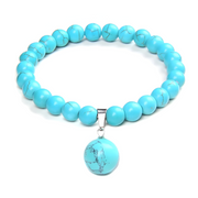 Bracelet Authentique en Turquoise - Souffle des Îles | Bijoux Chakra