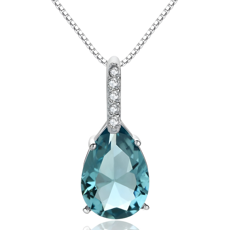 Collier Aigue-Marine - Éclat Océanique | Bijoux Chakra