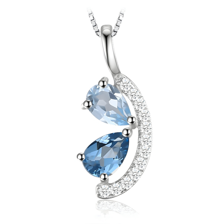 Collier Aigue-Marine - Éternité Océanique | Bijoux Chakra