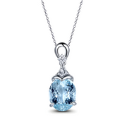 Collier Vibrant en Aigue-Marine Bleu - Éclat Océanique | Bijoux Chakra