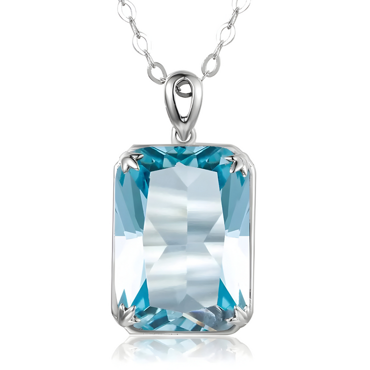 Magnifique Collier Aigue Marine - Éclat du Lagon Infini | Bijoux Chakra