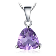 Collier en Argent avec Améthyste - Éclat Mystique | Bijoux Chakra