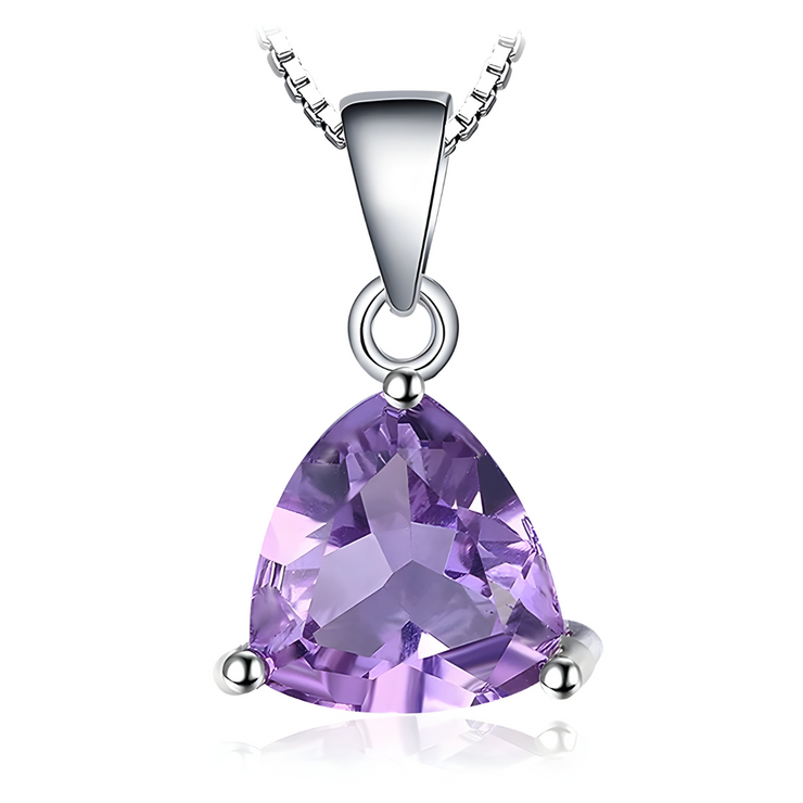 Collier en Argent avec Améthyste - Éclat Mystique | Bijoux Chakra