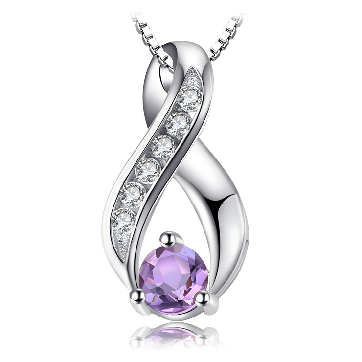 Collier en Argent avec Améthyste - Éclats Envoûtants | Bijoux Chakra