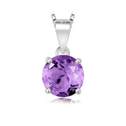 Collier en Argent Éclatant avec Améthyste - Vibration de l'Améthyste | Bijoux Chakra