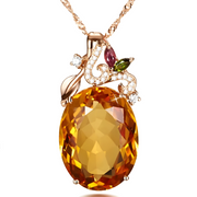 Collier Citrine - Éclat Solaire Radieux | Bijoux Chakra