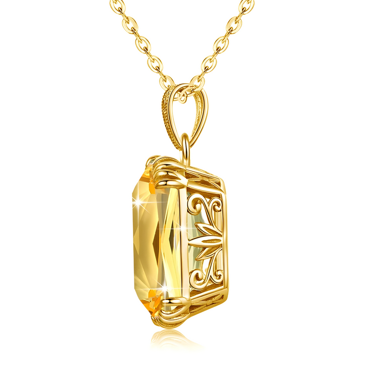 Collier Citrine - Éblouissant Éclat Solaire Enchanteur | Bijoux Chakra