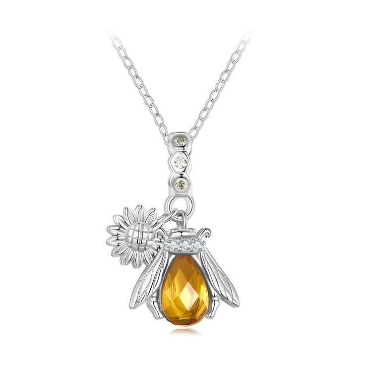 Collier Éclatant en Citrine - Gemme de Lumière | Bijoux Chakra
