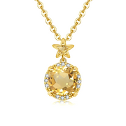 Collier Citrine - Éclat Ensoleillé | Bijoux Chakra