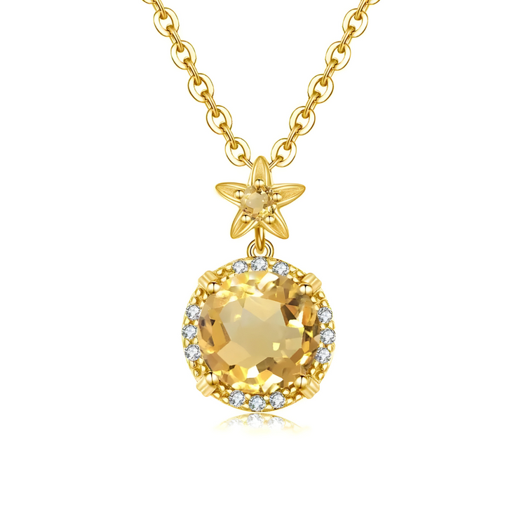 Collier Citrine - Éclat Ensoleillé | Bijoux Chakra