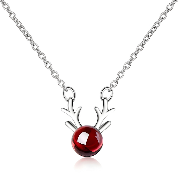 Collier Grenat - Éclat Rouge Carmin | Bijoux Chakra