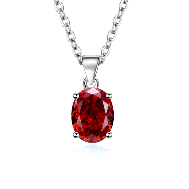 Collier Grenat Éclatant - Mystique Écarlate | Bijoux Chakra