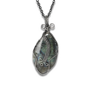 Collier Envoûtant en Labradorite et Argent - Nébuleuse Cristalline | Bijoux Chakra