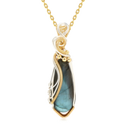 Collier en Or avec Labradorite - Éclats Boréaux Fascinants | Bijoux Chakra