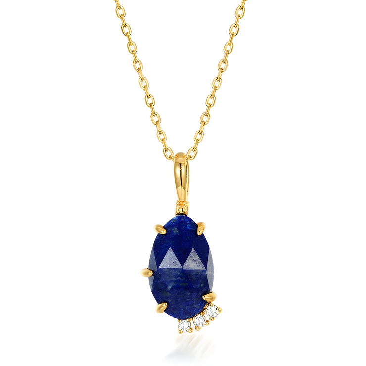 Authentique Collier Lapis Lazuli - Éclat Azuréen | Bijoux Chakra