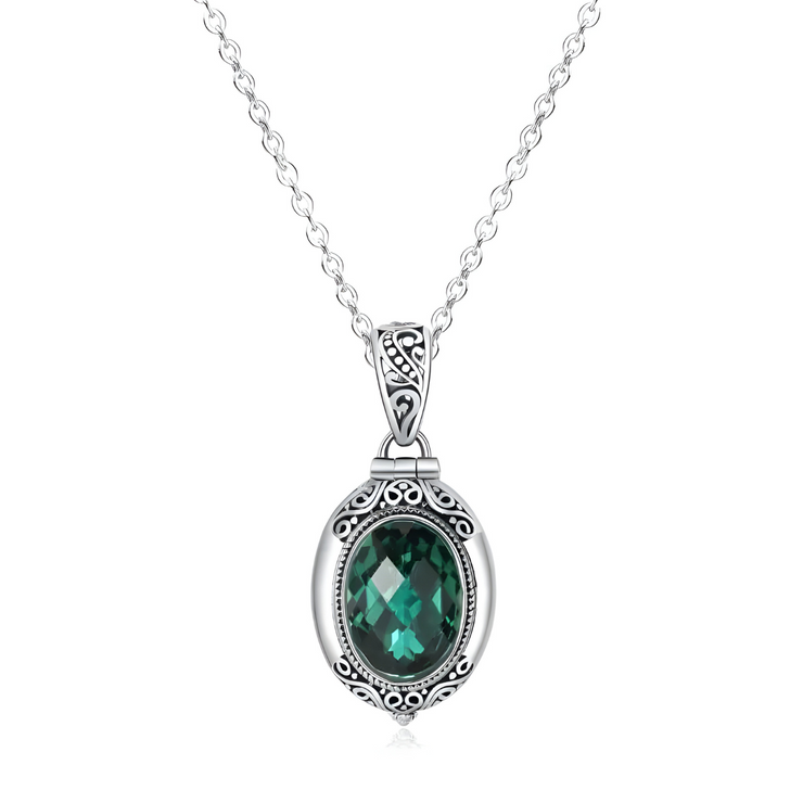 Collier envoûtant en Malachite - Éclat de la Forêt Enchantée | Bijoux Chakra