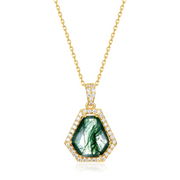 Collier Malachite Éclatant - Voyage Végétal | Bijoux Chakra